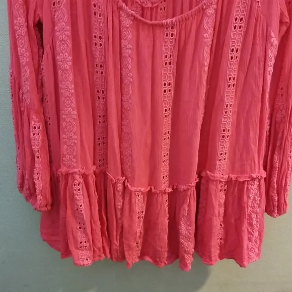Free People Sweetest Dream Pink Tunic Size XS - Picture 8 of 15